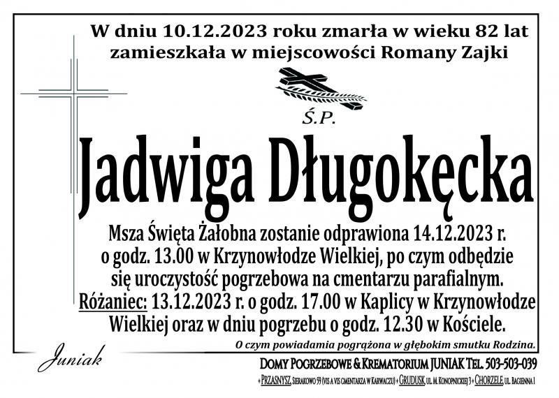 Jadwiga Długokęcka