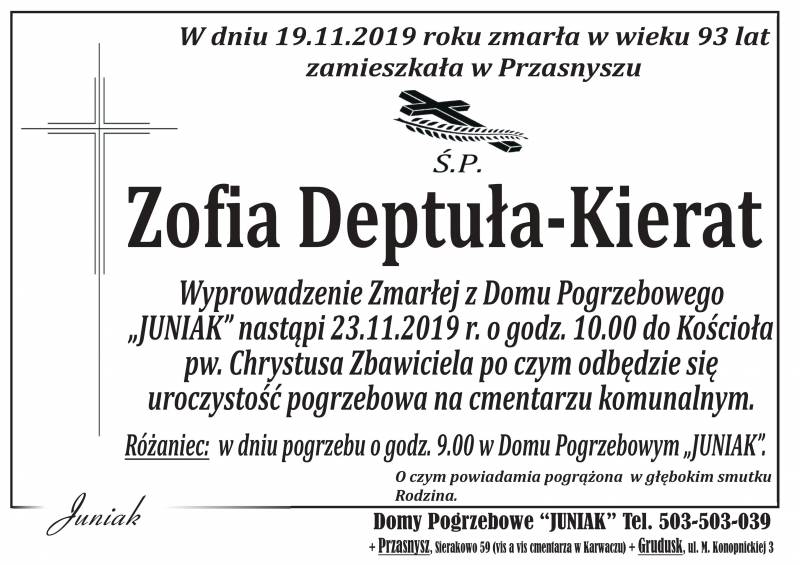 Zofia Deptuła-Kierat