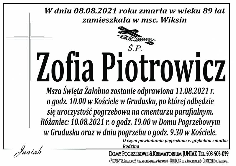 Zofia Piotrowicz