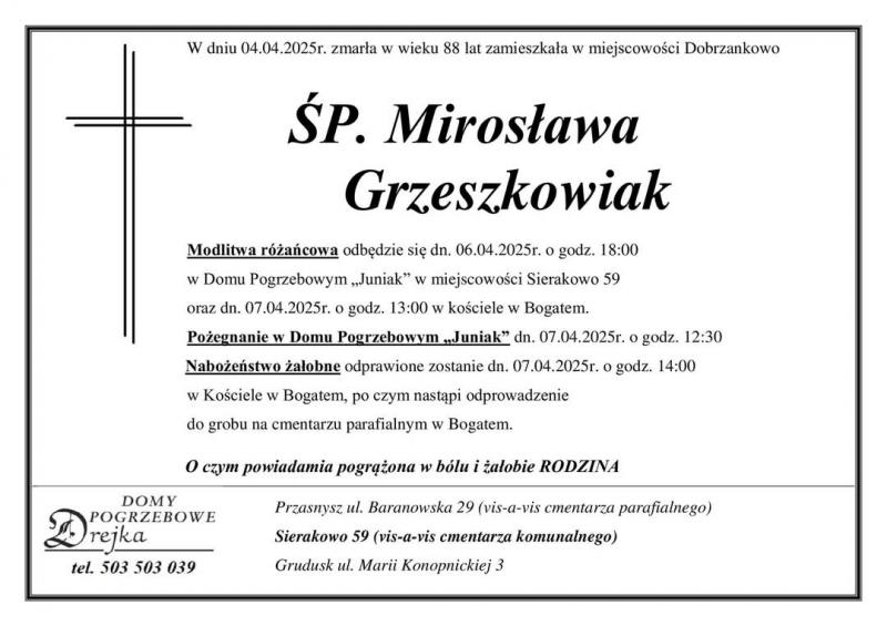 Mirosława  Grzeszkowiak 