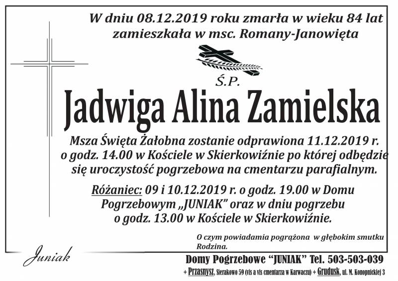 Jadwiga Alina Zamielska