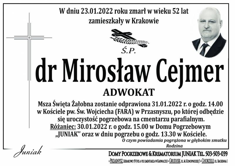 dr Mirosław Cejmer