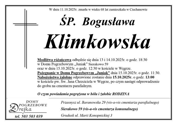 Bogusława Klimkowska