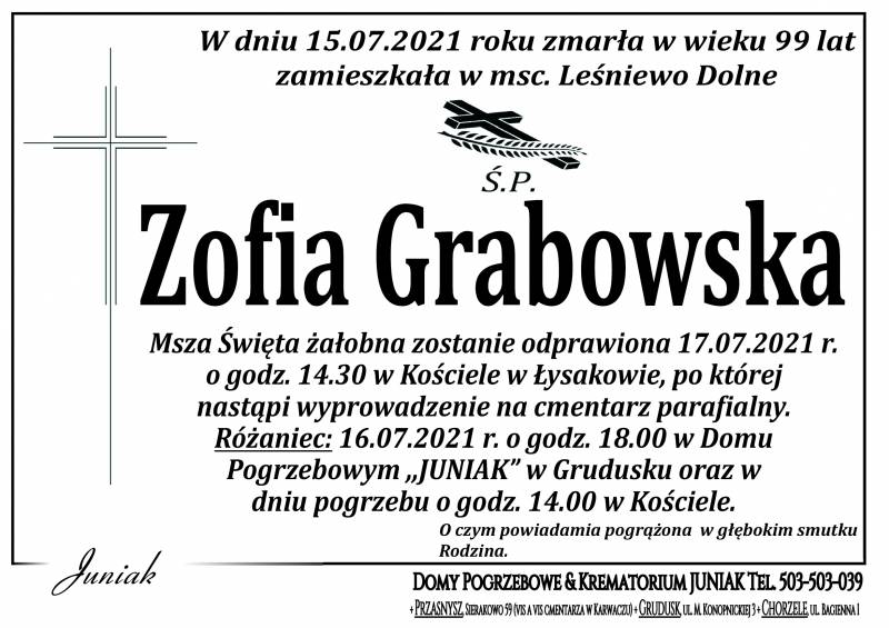 Zofia Grabowska