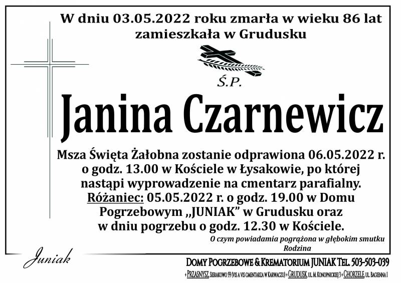 Janina Czarnewicz