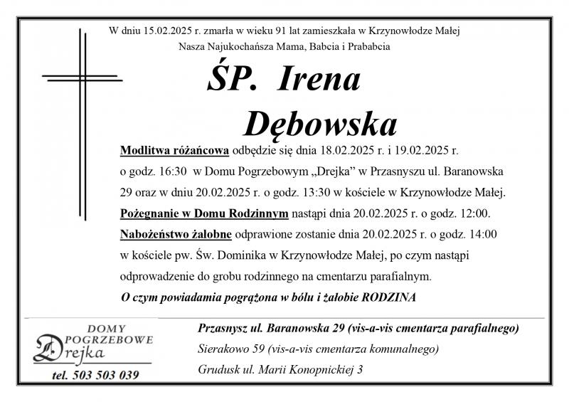 Irena Dębowska
