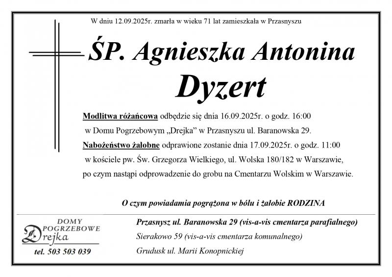 Agnieszka Antonina Dyzert