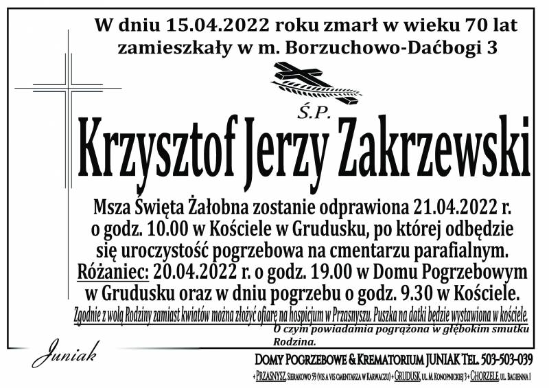 Krzysztof Jerzy Zakrzewski 