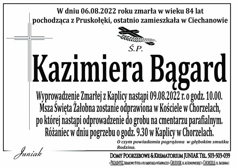 Kazimiera Bągard
