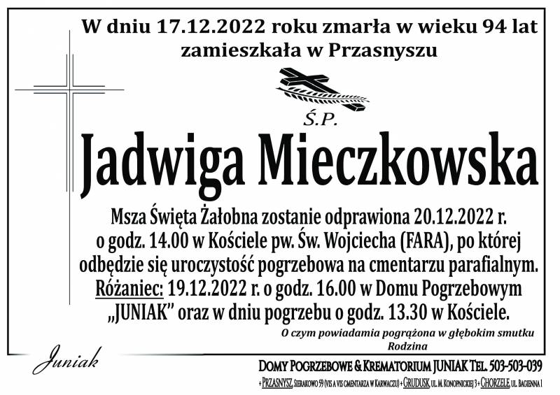 Jadwiga Mieczkowska