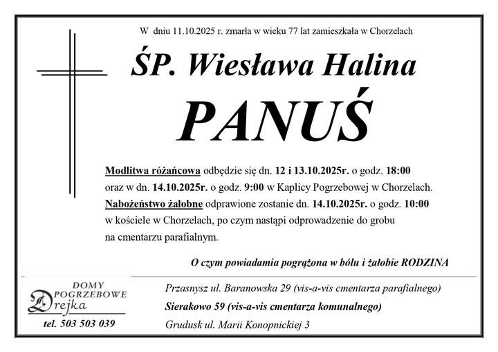 Wiesława Halina Panuś