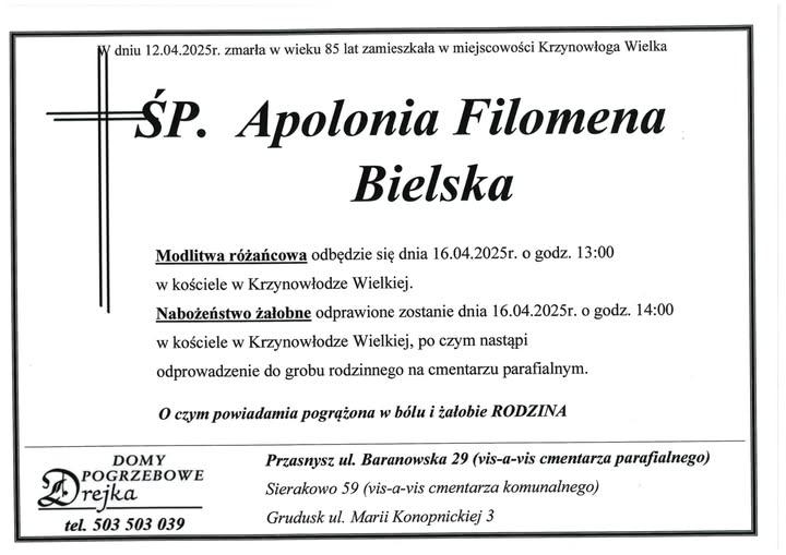 Apolonia Filomena Bielska