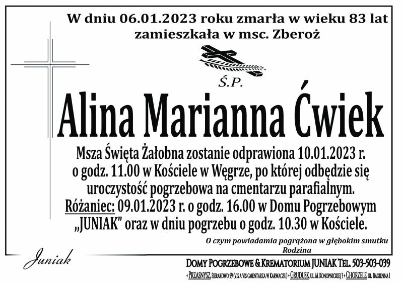 Alina Marianna Ćwiek