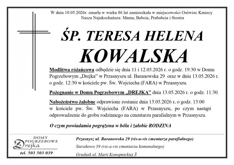 Teresa Helena Kowalska