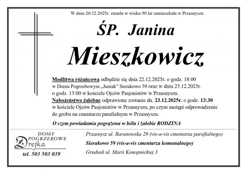 Janina Mieszkowicz