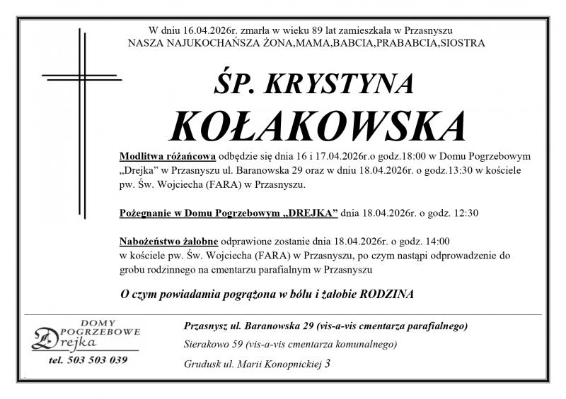 Krystyna Kołakowska