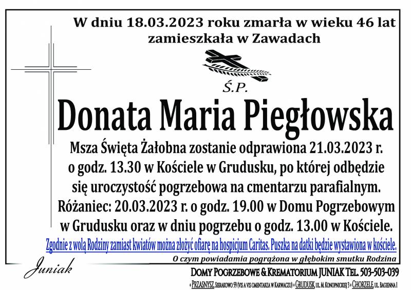 Donata Maria Piegłowska