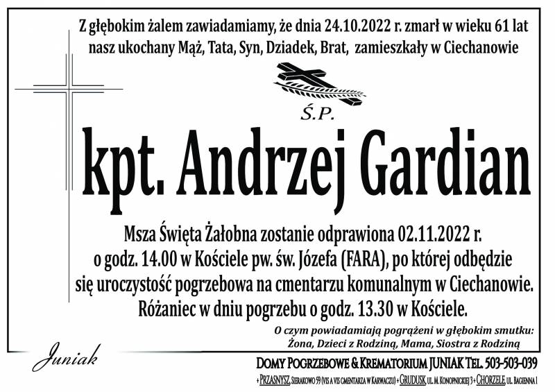 kpt. Andrzej  Gardian