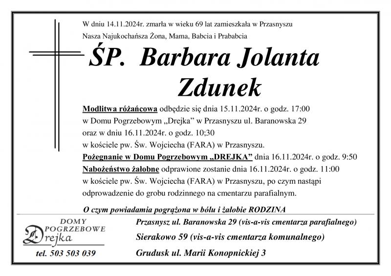 Barbara Jolanta Zdunek