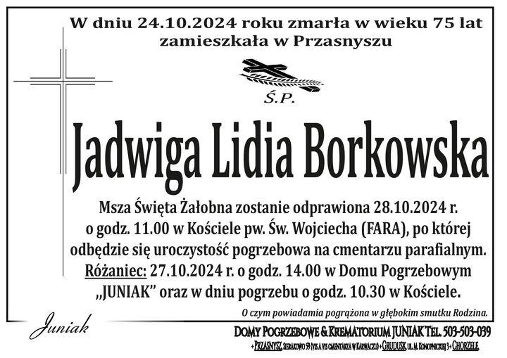 Jadwiga Lidia Borkowska