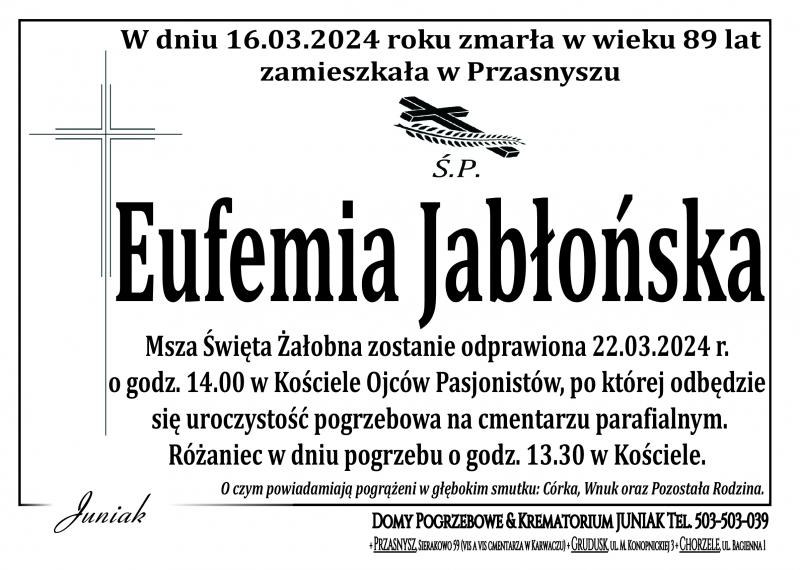 Eufemia Jabłońska