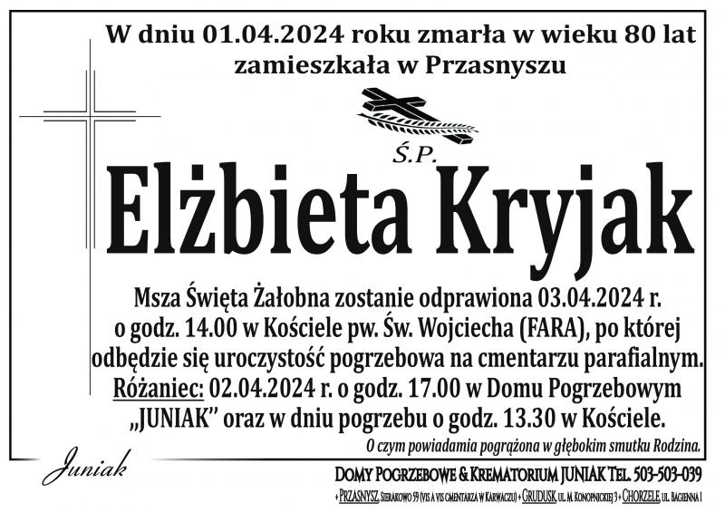 ELżbieta Kryjak
