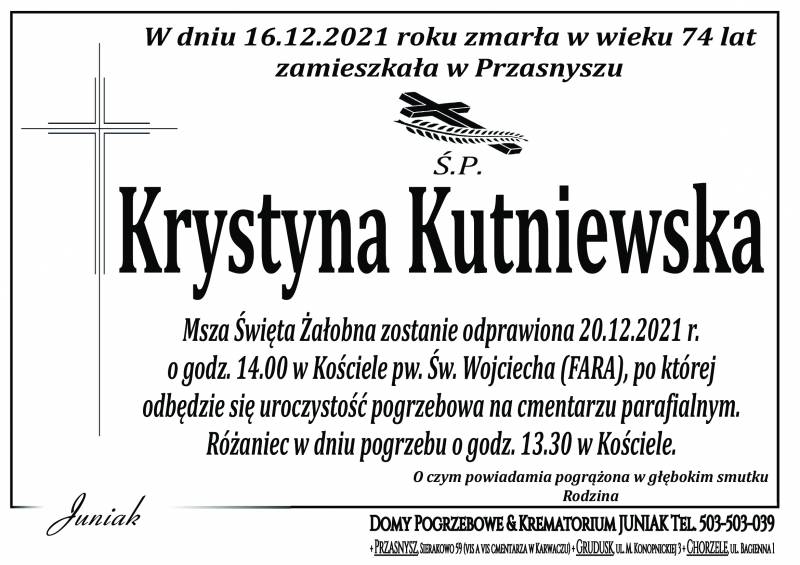 Krystyna Kutniewska