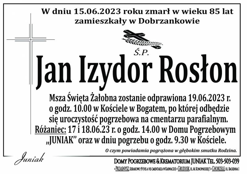Jan Izydor Rosłon