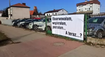 Dziwne banery na mieście... - czytelnicy pytają
