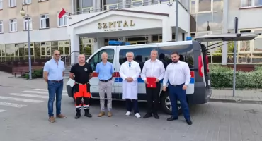 Samorząd Miasta i Gminy Chorzele przekazał przasnyskiemu szpitalowi karetkę transportową!