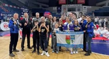 Sukcesy przasnyskich karateków na XXI Ogólnopolskim Turnieju Karate Kyokushin IKO Kujawy Cup 2024