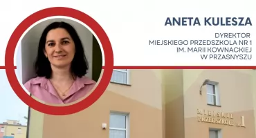 Zmiana na stanowisku dyrektora w Miejskim Przedszkolu nr 1 im. Marii Kownackiej w Przasnyszu