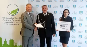 OSP KSRG Bogate, OSP Zawadki oraz OSP KSRG Stara Krępa z czekami na doposażenie w nowoczesny sprzęt i umundurowanie
