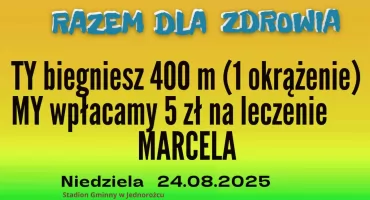 Razem dla zdrowia – Jednorożec biegnie i pomaga Marcelowi!