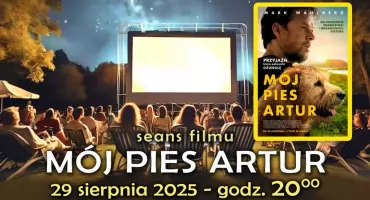 Plenerowe kino letnie zaprasza na seans filmu Mój Pies Artur