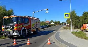 Z ostatniej chwili: Potrącenie rowerzysty w Bogatem. Utrudnienia w ruchu drogowym