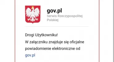 Nowa metoda oszustwa: fałszywy mail z gov.pl – ku przestrodze!
