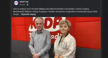 O wielkim sukcesie Koła Gospodyń Wiejskich „Wygodni Zakociacy” w audycji Gość Poranka