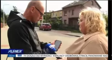 TVP3 o zniszczeniu Jadłodzielni w Przasnyszu