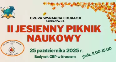 II Jesienny Piknik Naukowy w Krasnem – nauka, smak i zabawa dla każdego!