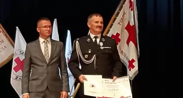 Piotr Więcek z OSP Pruskołęka uhonorowany za niezwykłą ofiarność