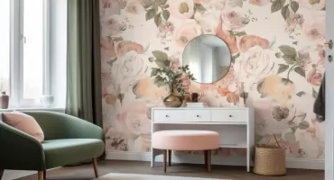 Tapeta w kwiaty ? powrót klasyki do nowoczesnych wnętrz