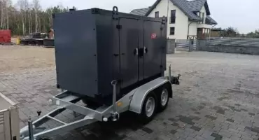 Gmina Przasnysz zakupiła agregat prądotwórczy wraz z przyczepą