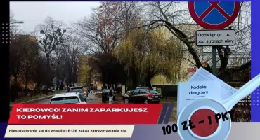 Policja apeluje o prawidłowe parkowanie