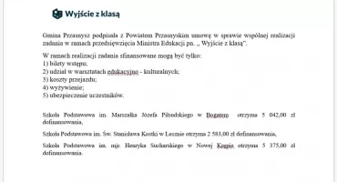Gmina Przasnysz z kolejnym wsparciem dla edukacji!