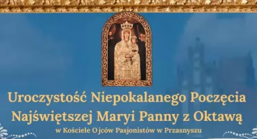 Oktawa Niepokalanego Poczęcia w kościele Ojców Pasjonistów (7–15 grudnia 2025)