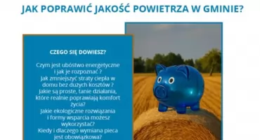 Bezpłatne spotkanie: Jak poprawić jakość powietrza w gminie? 