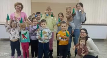 Świąteczna atmosfera w świetlicy wiejskiej w Wielodrożu