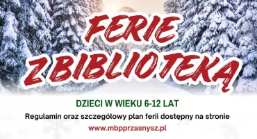 Ferie z Biblioteką 2026 – kreatywne i bezpieczne zimowe zajęcia dla dzieci
