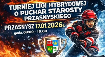 Turniej hokejowy dla młodych zawodników. Liga hybrydowa zawita do Przasnysza